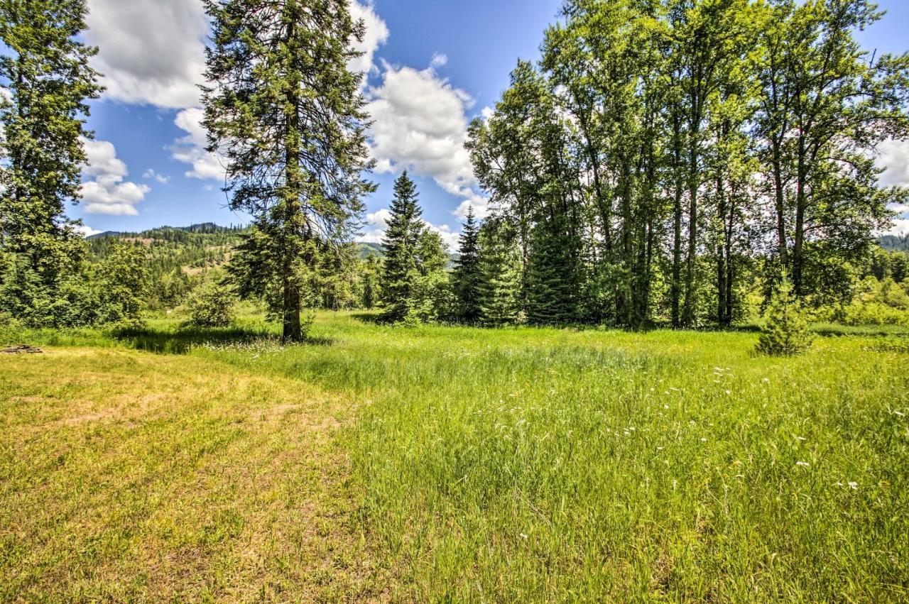 Private 2-Acre Retreat With Mtn Views, Walk To River Saint Maries エクステリア 写真